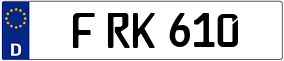 Truck License Plate